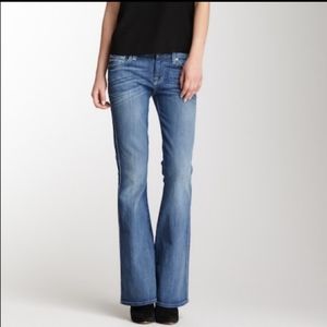 7 for all mankind A Pocket Flip Flop Bootcut Jeans